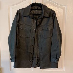 Eclipse Leather Shacket